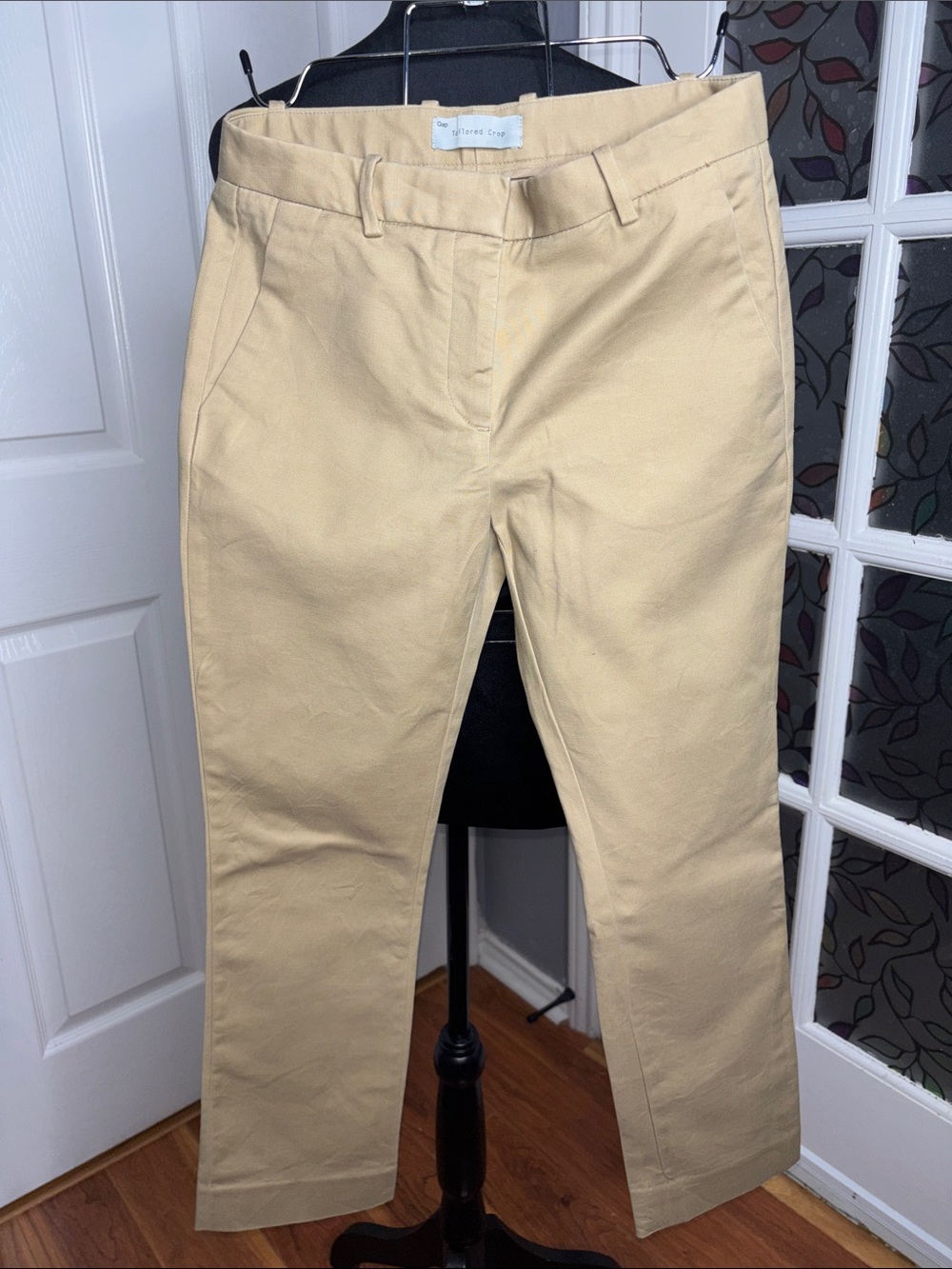 GAP Women's Tan Straight-Leg Trousers